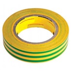 Изолента ПВХ желто-зелен 19х20 м    1234-6