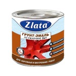 Грунт-эмаль (3 в 1) по ржавчине "ZLATA" 2,6 кг серая