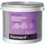 Альпа L-100 Краска латекс для ванной и кухни 10л
