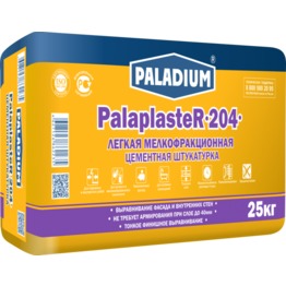 Цементная тонкослойная штукатурка Paladium PalaplasteR-204 (Палапластер-204) 25 кг