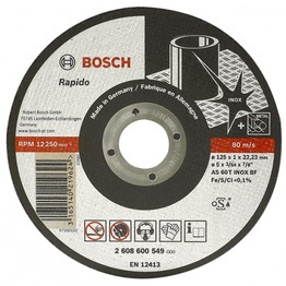 Отрезной круг 125х1 мм Inox Bosch
