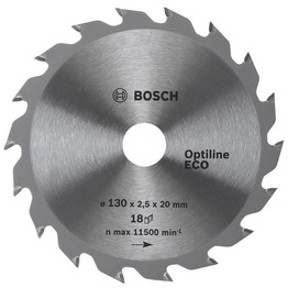 Пильные диски Optiline Eco 160x20/16x18 Bosch