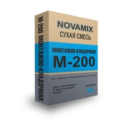 Смесь монтажная М-200 50 кг Novamix